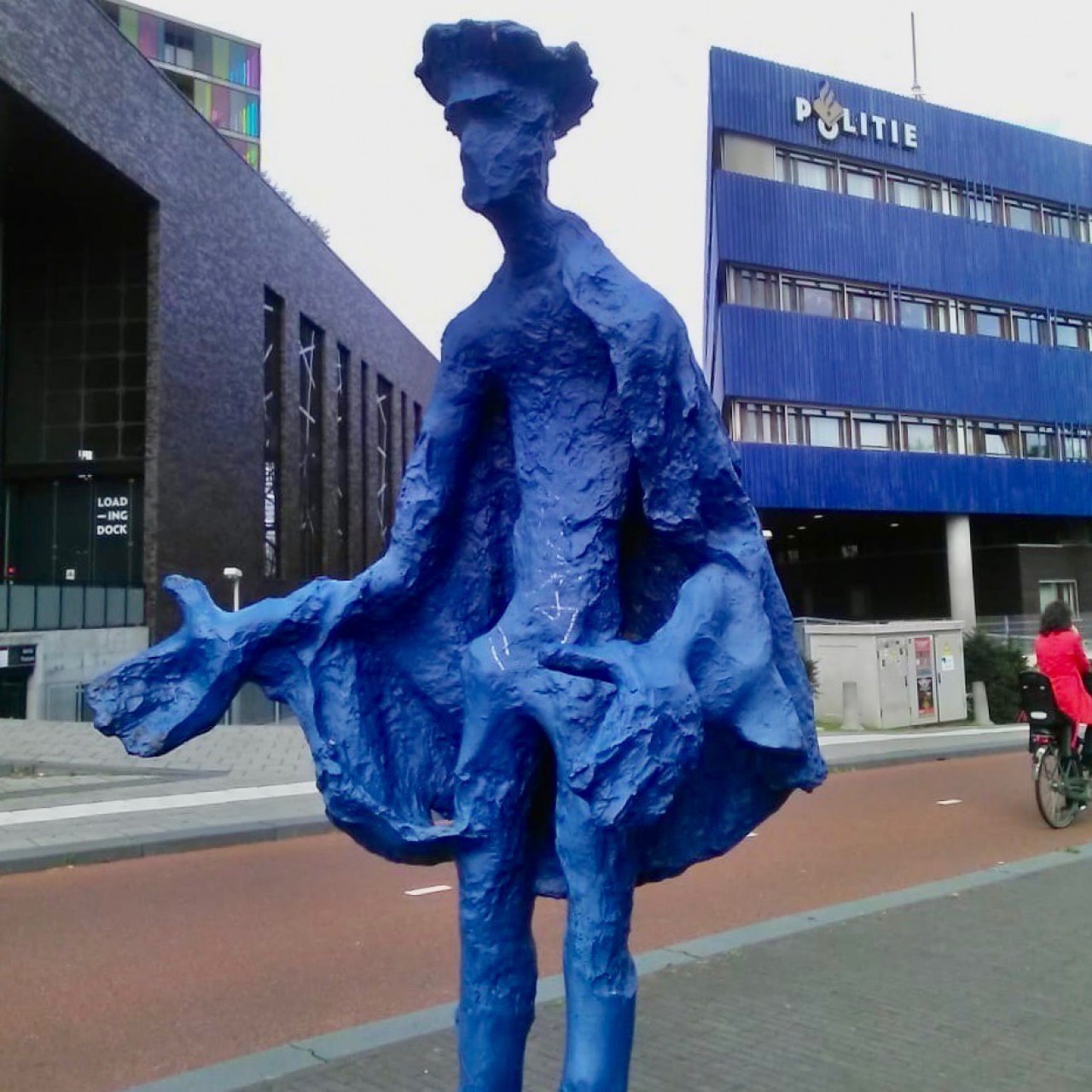 De blauwe diender